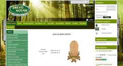 Desktop Screenshot of drevonovak.cz